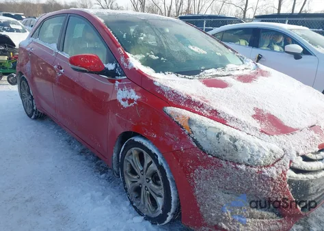 2013 Hyundai Elantra Gt z USA, uszkodzony, nr VIN KMHD35LE5DU112199